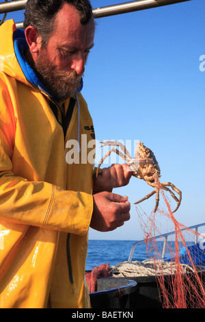 Fishing expedition, Maratea, Basilicata, Italy Stock Photo