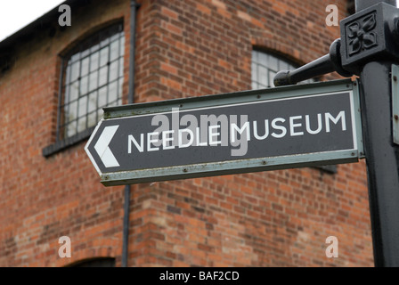 The Forge Mill needle museum in Redditch, Worcestershire.The museum records the rich heritage of the towns needle industry. Stock Photo