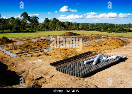 The Start of a new House Stock Photo