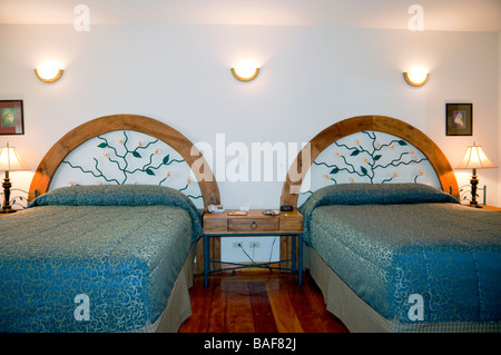 An interior room at the El Rodeo Hotel in San Jose, Costa Rica, Central America Stock Photo