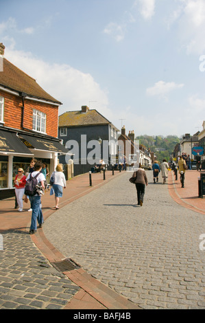 Cliffe High Street Lewes East Sussex Stock Photo