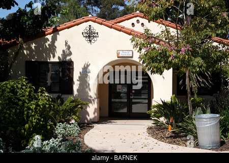 house of pacific relations a group of 20 cottages representing 31 nations culture balboa park san diego california usa Stock Photo