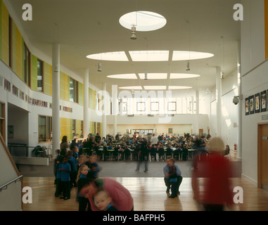 Samworth Enterprise Academy, Leicester, United Kingdom, Feilden Clegg Bradley Architects, Samworth enterprise academy dining Stock Photo