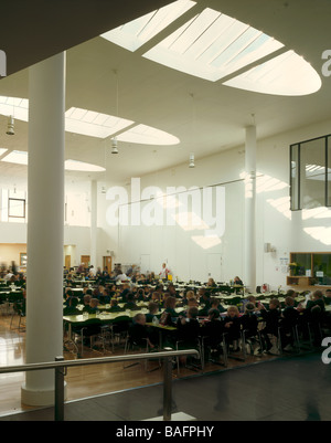 Samworth Enterprise Academy, Leicester, United Kingdom, Feilden Clegg Bradley Architects, Samworth enterprise academy dining Stock Photo