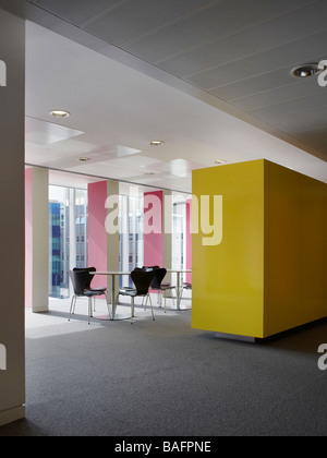 Imperial College London, London, United Kingdom, Sheppard Robson, Imperial college london 4TH floor coffee point. Stock Photo