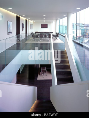 Office Building Henry St, Limerick, Ireland, Carmody Groarke, Office building henry st overall interior view. Stock Photo