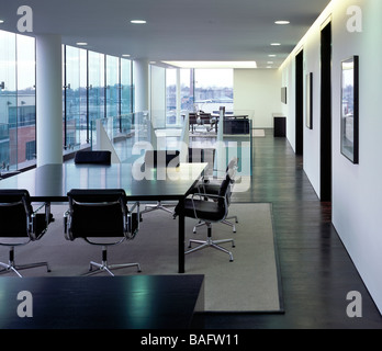 Office Building Henry St, Limerick, Ireland, Carmody Groarke, Office building henry st overall interior view. Stock Photo