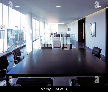 Office Building Henry St, Limerick, Ireland, Carmody Groarke, Office building henry st overall interior view. Stock Photo