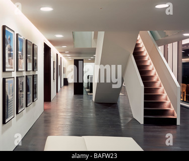 Office Building Henry St, Limerick, Ireland, Carmody Groarke, Office building henry st overall interior view. Stock Photo