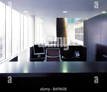 Office Building Henry St, Limerick, Ireland, Carmody Groarke, Office building henry st overall interior view. Stock Photo