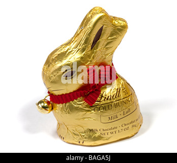 Lindt Gold Bunny chocolate Stock Photo