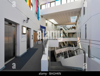 heart of hounslow - centre for health atrium view with bridges and ...