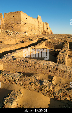 Egypt, Upper Egypt, Libyan Desert, Kharga Oasis, Qasr el Ghueita, former Roman fortress Stock Photo