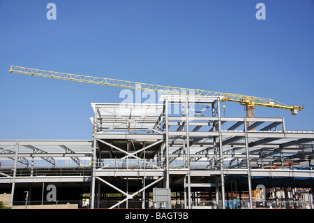 Building construction site, Farnborough, Hampshire, England, United Kingdom Stock Photo