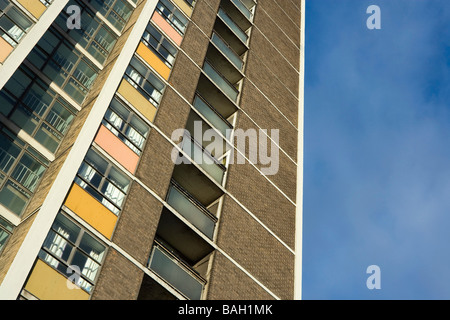 Cruddas Park, Newcastle Upon Tyne, United Kingdom, George Wimpey, Cruddas park toewr block. Stock Photo