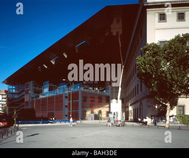 REINA SOFIA MUSEUM, JEAN NOUVEL, MADRID, SPAIN Stock Photo