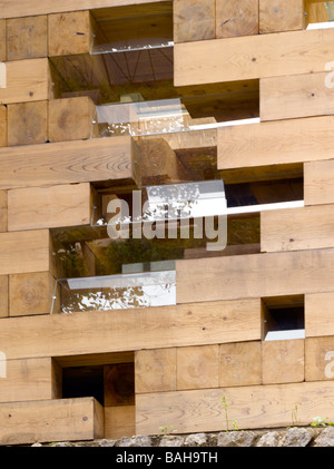 Final Wooden House, Kumamoto, Japan, Sou Fujimoto Architects, Final wooden house interior views. Stock Photo