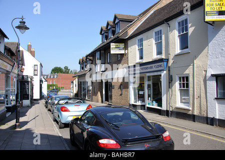 High Street, Bagshot, Surrey, England, United Kingdom Stock Photo