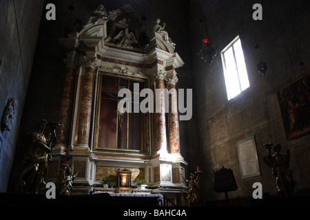 Lucca: San Michele in Foro - shrine Stock Photo