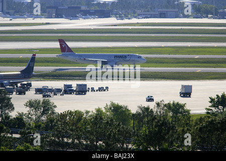 Commercial Aviation, Aircraft in flight. Stock Photo