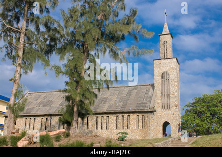 Stone church in Fort Dauphin nowadays Taolagnaro Madagascar Africa Stock Photo