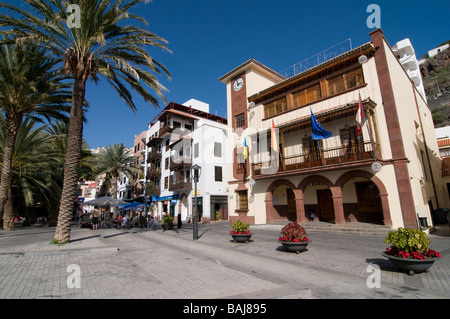 The capital of La Gomera San Sebastian La Gomera Canary Islands Spain Stock Photo