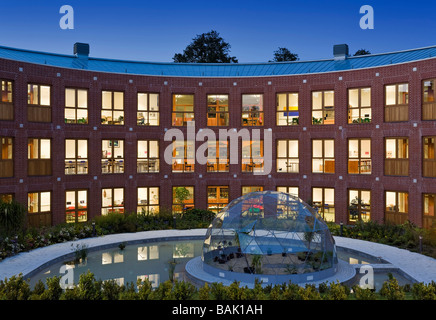 SANGER BUILDING - BRYANSTON SCHOOL, HOPKINS ARCHITECTS, BLANDFORD, UNITED KINGDOM Stock Photo