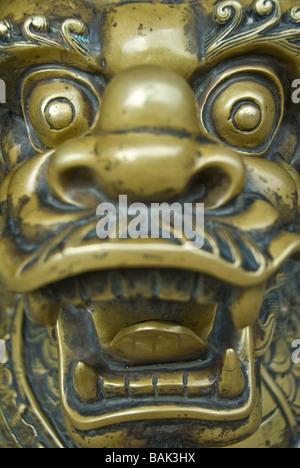 Traditional Chinese Dragon at the Wenshu Temple, Chengdu, Sichuan, China. Stock Photo