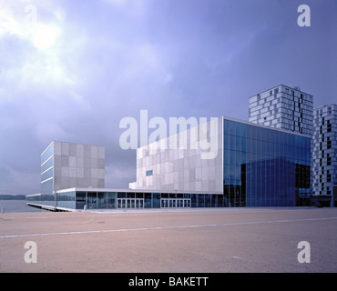 De Kunstlinie, Almere, Netherlands, Sanaa Kazuyo Sejima + Ryue Nishizawa, De kunstlinie exterior view. Stock Photo