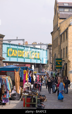 Market by Camden Lock Camden Town London United Kingdom Stock Photo