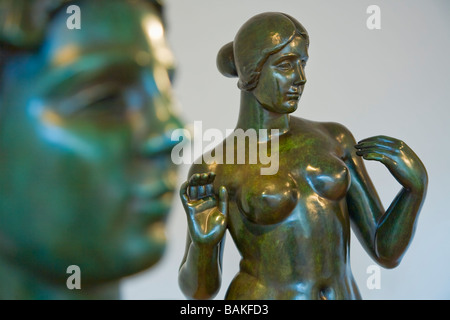 France, Paris, Fondation Dina Vierny-Musee Maillol, the Nymph bronze Stock Photo