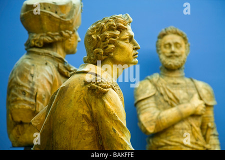 France, Paris, Musee de la Marine (Maritime Museum) in Palais de Chaillot, prow sculptures Stock Photo