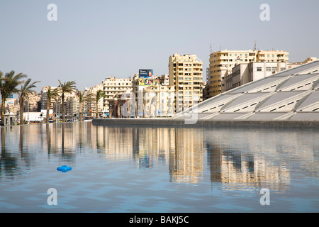 ALEXANDRIA LIBRARY, SNOHETTA, ALEXANDRIA, EGYPT Stock Photo - Alamy