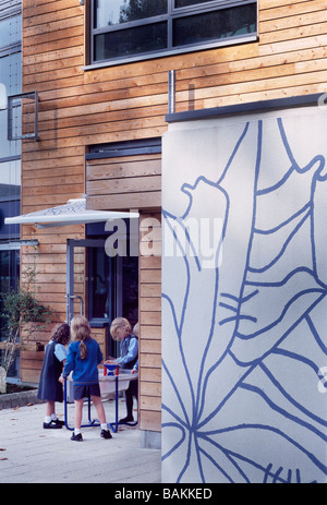 Larmenier and Sacred Catholic Primary School, London, United Kingdom, Studio E Architects, Larmenier and sacred catholic primary Stock Photo