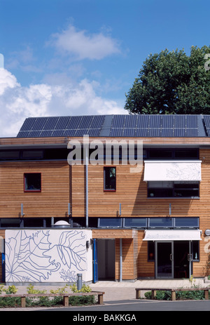 Larmenier and Sacred Catholic Primary School, London, United Kingdom, Studio E Architects, Larmenier and sacred catholic primary Stock Photo