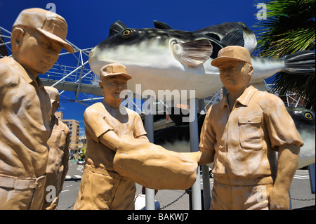 shimonoseki fish market, yamaguchi prefecture, chugoku, honshu, japan Stock Photo