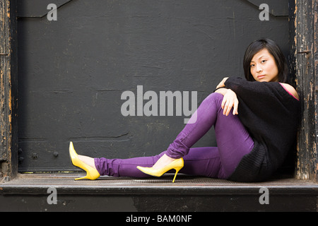 Stylish young woman Stock Photo