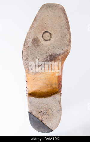 Worn sole of a shoe Stock Photo