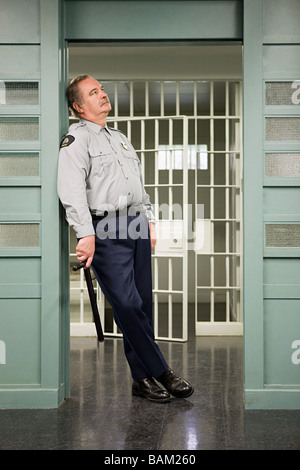 Prison guard Stock Photo