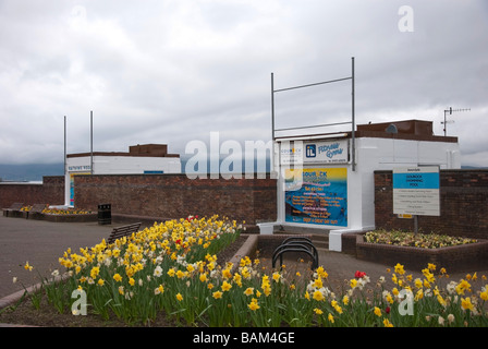 Exterior of Gourock Outdoor Swimming Pool Stock Photo