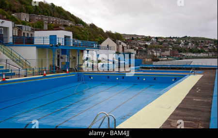 Gourock Outdoor Swimming Pool Stock Photo