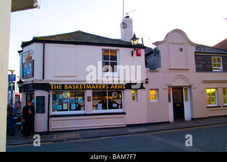 Brighton and Hove City night time street scenes and public houses with very slow shutter speed Stock Photo