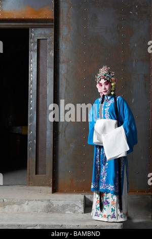 Woman In Ceremonial Costume Stock Photo