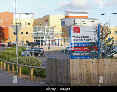 Front of a general hospital in London Stock Photo Alamy