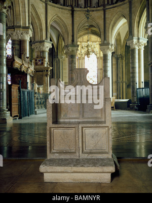 St Augustine's chair Canterbury Cathedral Stock Photo