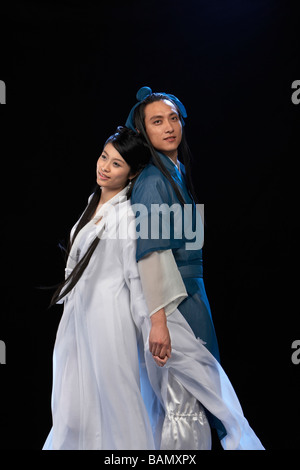 Chinese fairy tale romance characters - Niu Lang Zhi Nu Stock Photo