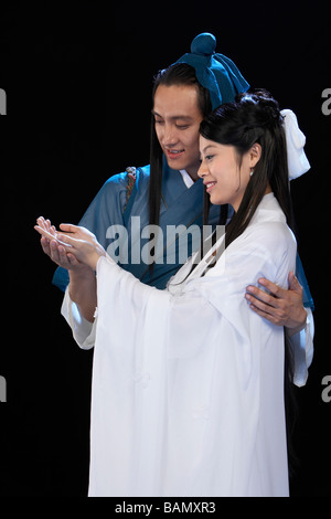 Chinese fairy tale romance characters - Niu Lang Zhi Nu Stock Photo