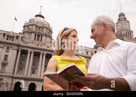 Tourists visit Shanghai Stock Photo