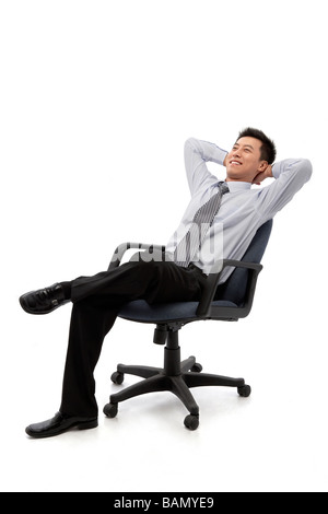 Relaxing in the office Stock Photo