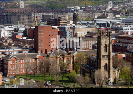 The West end area of Sheffield City in South Yorkshire England Stock Photo